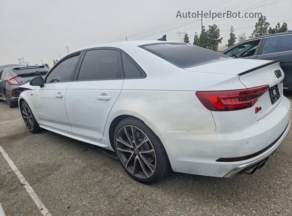 WAUB4AF49JA141381 2018 AUDI S4 Белый Задняя левая четверть