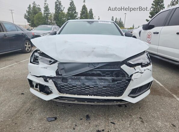 WAUB4AF49JA141381 2018 AUDI S4 Белый Вид спереди