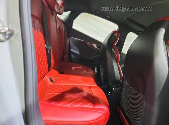 WAUB4AF49KA003731 2019 AUDI S4 Gray Rear seats view