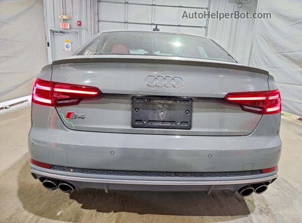 WAUB4AF49KA003731 2019 AUDI S4 Gray Rear view