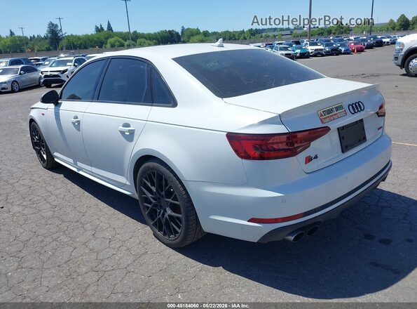 WAUB4AF4XJA061698 2018 AUDI S4 White Հետևի ձախ