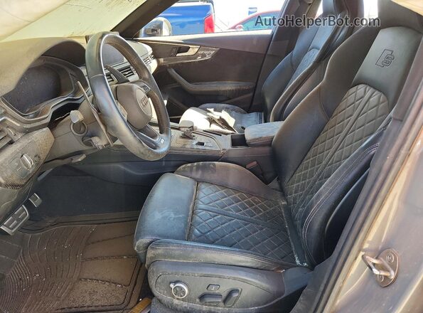 WAUB4AF4XKA013653 2019 AUDI S4 Серый Вид салона спереди