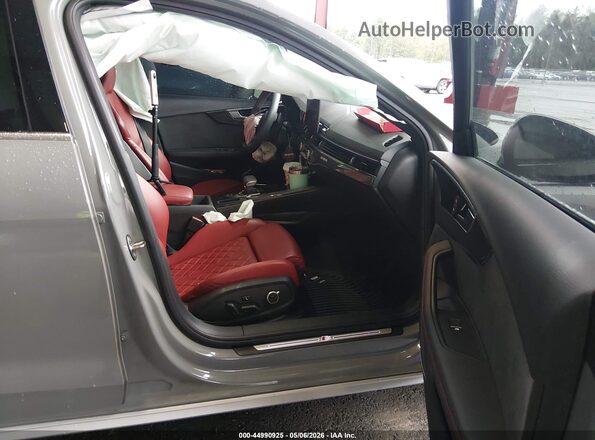WAUB4AF4XNA019991 2022 AUDI S4 Gray Widok wnętrza z przodu