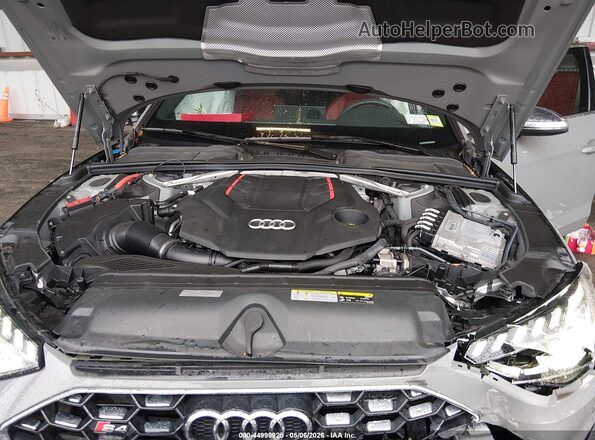 WAUB4AF4XNA019991 2022 AUDI S4 Gray Widok z tyłu