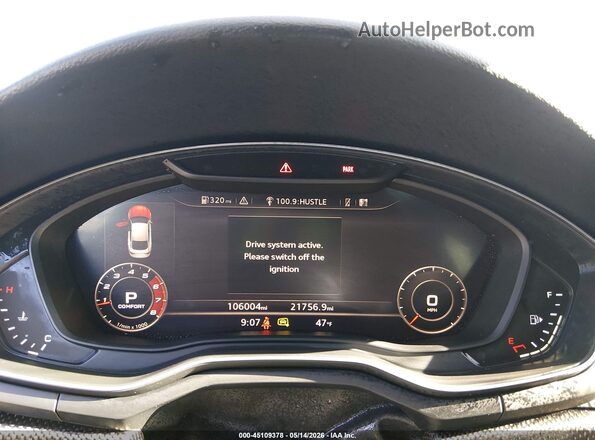 WAUB4CF50KA072635 2019 AUDI S5 Gray Հետևի նստատեղերի տեսք
