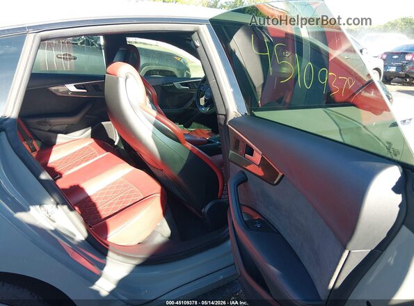 WAUB4CF50KA072635 2019 AUDI S5 Gray VIN կոդի պիտակի տեսք