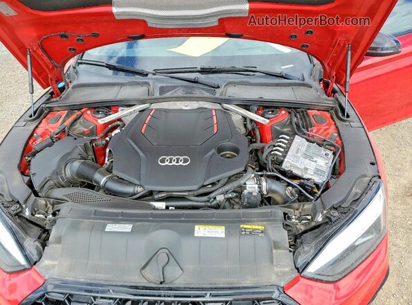 WAUB4CF51RA067308 2024 AUDI S5 Красный Вид задней части салона