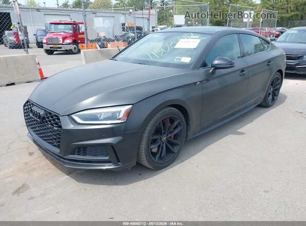 WAUB4CF55KA080214 2019 AUDI S5 Black წინა მარცხენა ხედი სამი მეოთხედიდან