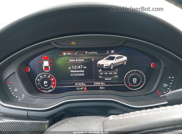 WAUB4CF55KA080214 2019 AUDI S5 Black უკანა სავარძლების ხედი