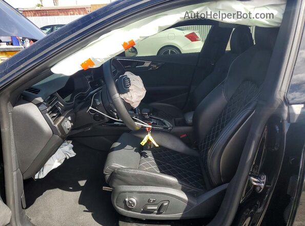 WAUB4CF59NA011255 2022 AUDI S5 Black Widok wnętrza z przodu