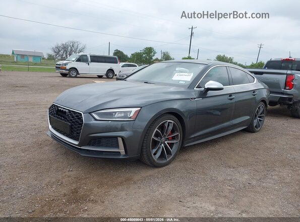 WAUB4DF50JA039252 2018 AUDI S5 Gray Vista tres cuartos delantera izquierda