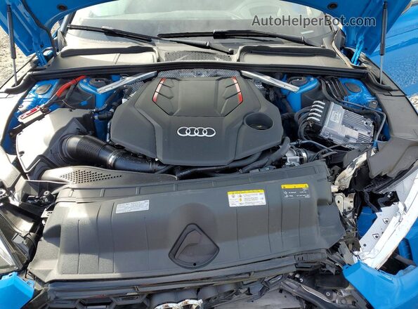 WAUB4DF50MA004621 2021 AUDI S5 Синий Вид задней части салона