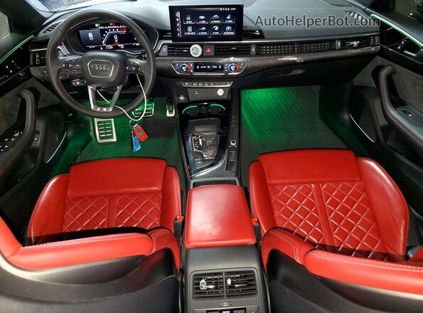 WAUB4DF55PA060476 2023 AUDI S5 White Vista del salpicadero