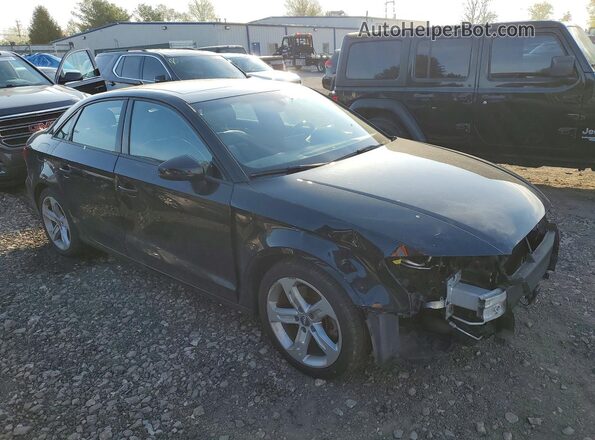 WAUB8GFF1H1047210 2017 AUDI A3 Black წინა მარჯვენა