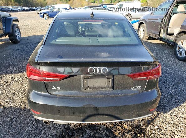 WAUB8GFF1H1047210 2017 AUDI A3 Black უკანა ხედი