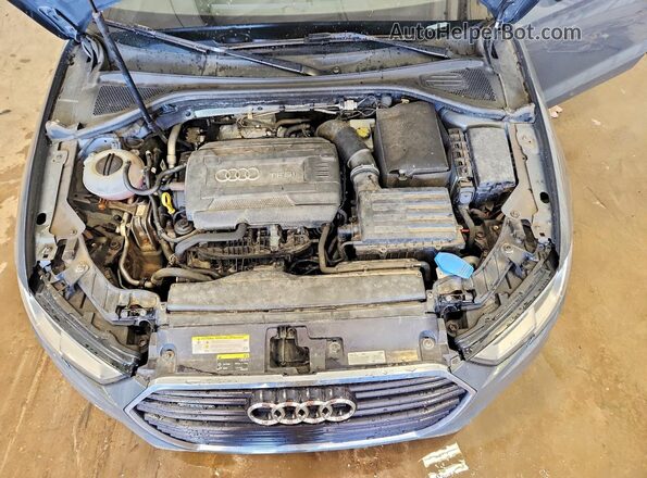 WAUB8GFF1H1074066 2017 AUDI A3 Gray Вид задньої частини салону