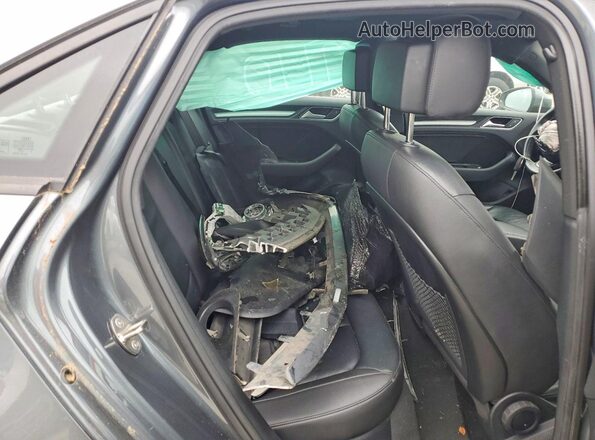 WAUB8GFF2G1022198 2016 AUDI A3 Gray უკანა სავარძლების ხედი