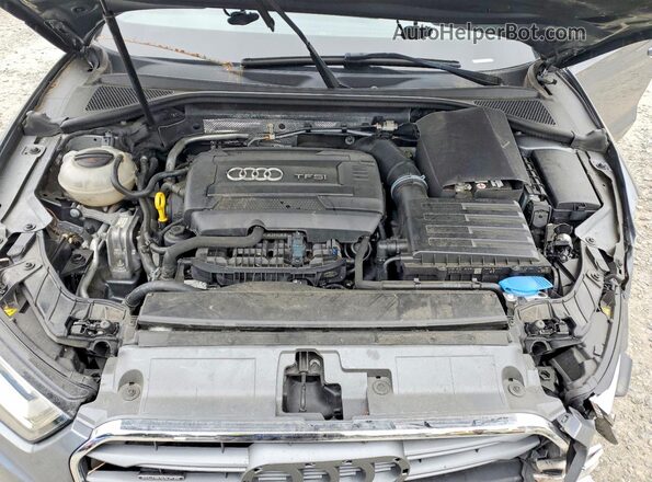 WAUB8GFF2G1022198 2016 AUDI A3 Gray უკანა სალონის ხედი