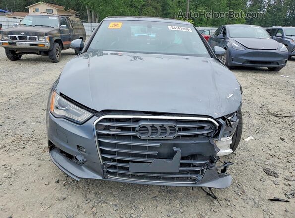 WAUB8GFF2G1022198 2016 AUDI A3 Gray წინა ხედი