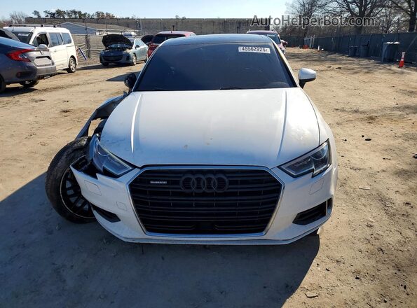 WAUB8GFF4J1041231 2018 AUDI A3 White Vista frontal
