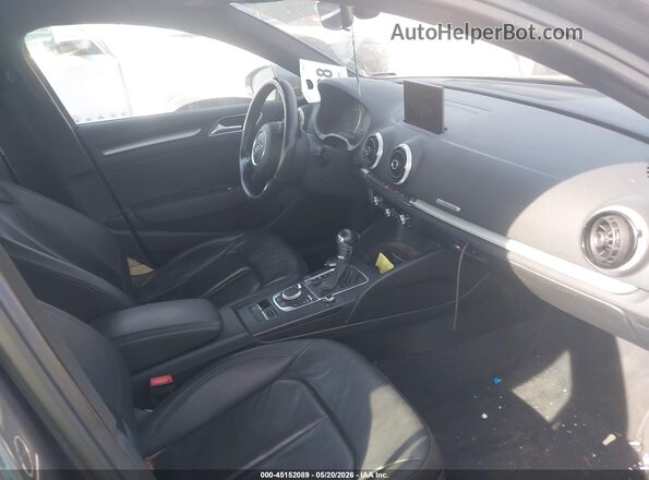 WAUB8GFF5G1068091 2016 AUDI A3 Gray Widok wnętrza z przodu
