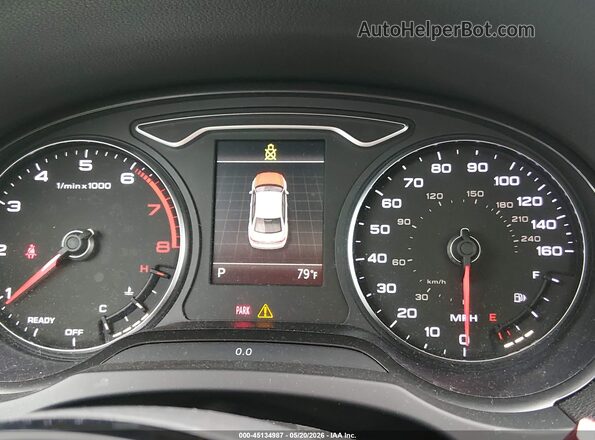 WAUB8GFF6G1007414 2016 AUDI A3 Black Հետևի նստատեղերի տեսք