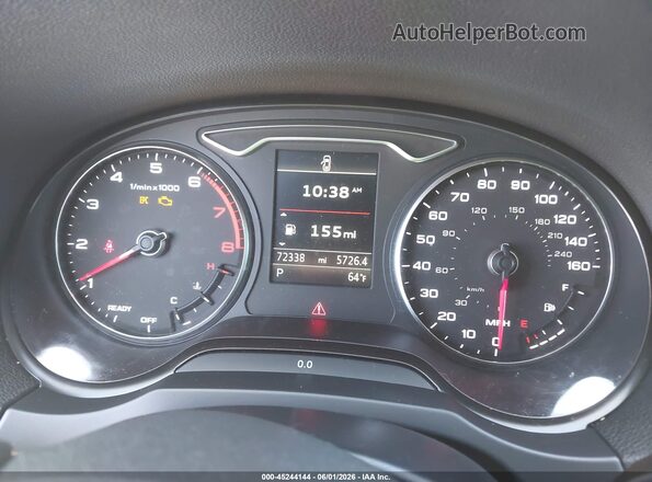WAUB8GFF8G1044691 2016 AUDI A3 White Вид задніх сидінь