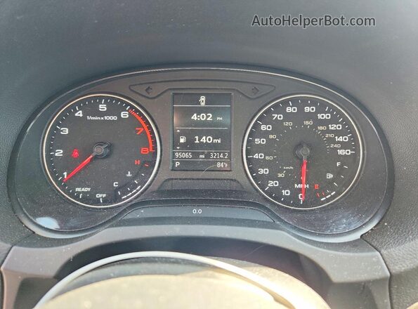 WAUB8GFF9G1084388 2016 AUDI A3 White Սարքավորումների վահանակի տեսք