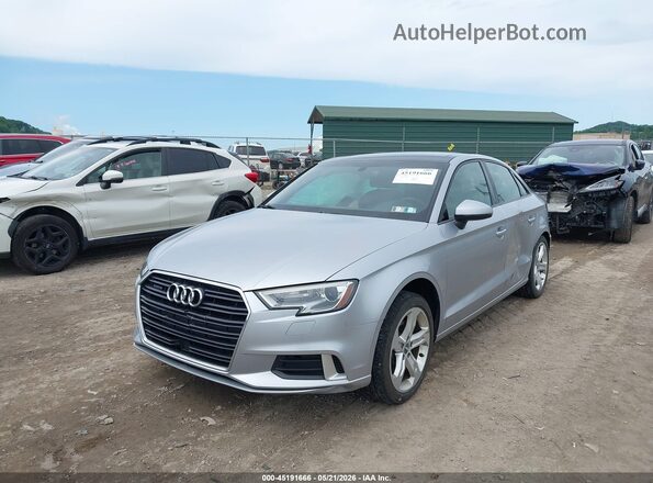 WAUB8GFFXH1047478 2017 AUDI A3 Silver Передня ліва чверть