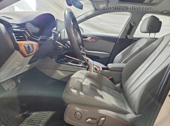 WAUBBAF40MN011928 2021 AUDI A4 White წინა სალონის ხედი