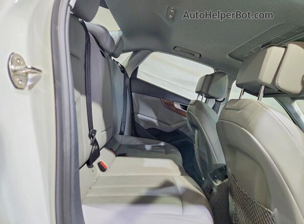 WAUBBAF40MN011928 2021 AUDI A4 White უკანა სავარძლების ხედი