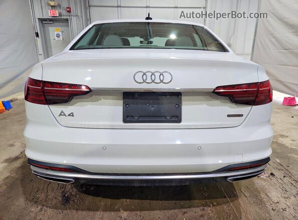 WAUBBAF40MN011928 2021 AUDI A4 White უკანა ხედი