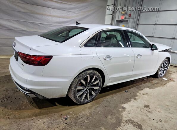 WAUBBAF40MN011928 2021 AUDI A4 White უკანა მარჯვენა