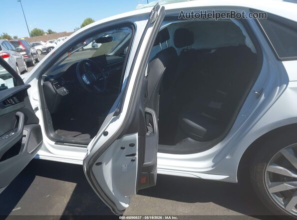 WAUBBAF46NA005754 2022 AUDI A4 White VIN კოდის სტიკერის ხედი