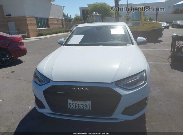 WAUBBAF46NA005754 2022 AUDI A4 White ხელსაწყოთა პანელის ხედი