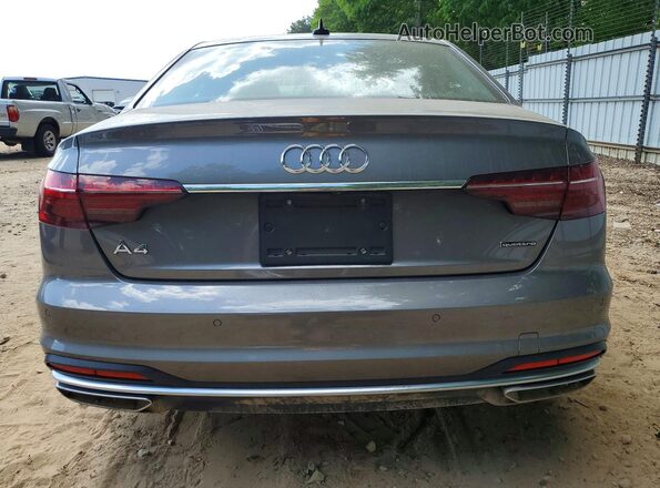 WAUBBAF48NN011225 2022 AUDI A4 Gray Հետևի տեսք