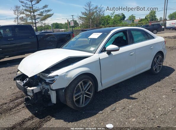 WAUBEGFF1K1017317 2019 AUDI A3 Белый Передняя левая четверть