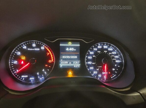 WAUBEGFF8LA103936 2020 AUDI A3 Black ხელსაწყოთა პანელის ხედი
