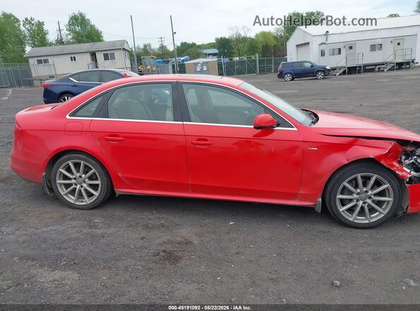 WAUBFAFL5GN007891 2016 AUDI A4 Red Սալոնի հետևի տեսք