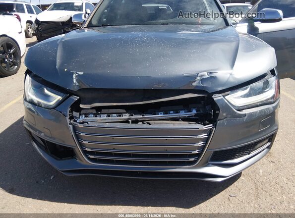 WAUBGAFL0GA012307 2016 AUDI S4 Gray Դիմացի տեսք