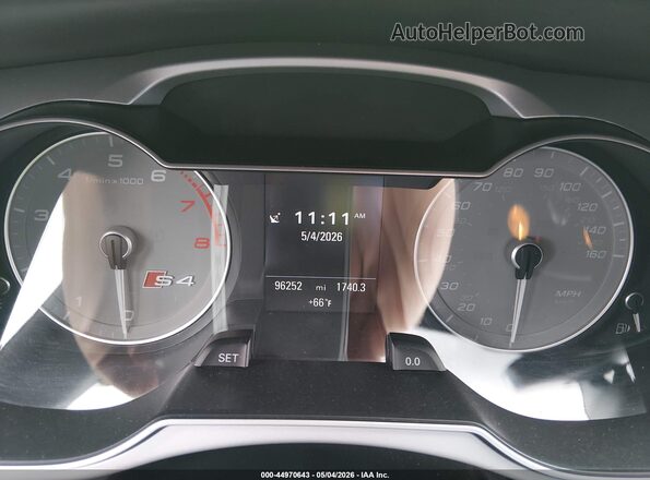 WAUBGAFL2GA008081 2016 AUDI S4 Gray 