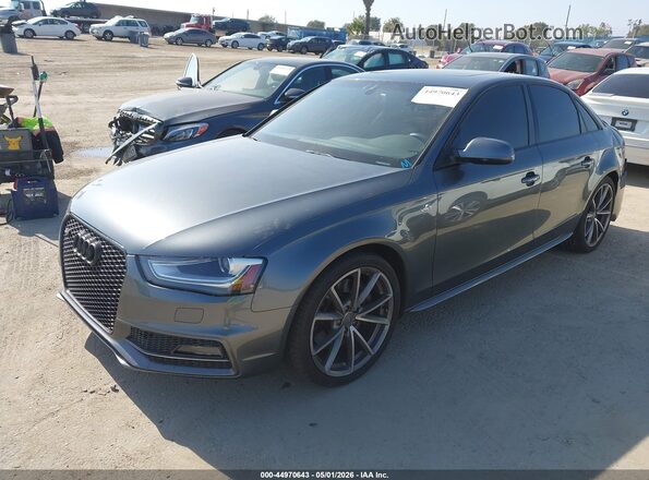 WAUBGAFL2GA008081 2016 AUDI S4 Gray 