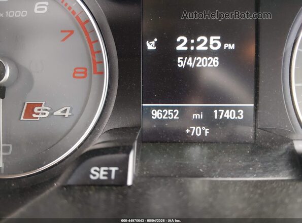 WAUBGAFL2GA008081 2016 AUDI S4 Gray 