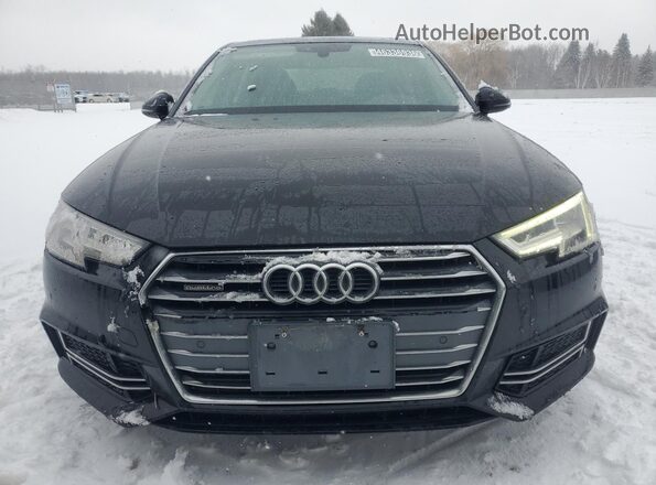 WAUBNAF44JA029021 2018 AUDI A4 Black VIN sticker view