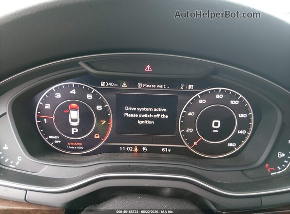 WAUBNCF58KA097375 2019 AUDI A5 Red Հետևի նստատեղերի տեսք