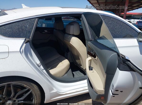 WAUBNCF5XJA014740 2018 AUDI A5 Белый Вид наклейки с VIN-кодом