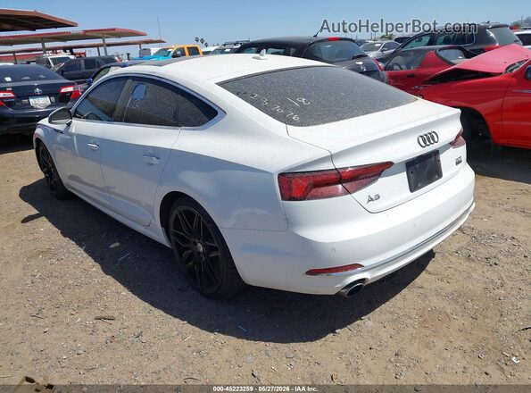 WAUBNCF5XJA014740 2018 AUDI A5 Белый Задняя левая четверть