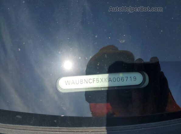 WAUBNCF5XKA006719 2019 AUDI A5 White Вид підкапотного простору