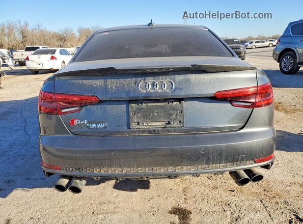 WAUC4AF45JA002756 2018 AUDI S4 Gray 