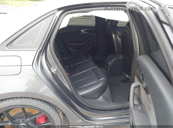 WAUC4AF47JA116757 2018 AUDI S4 Gray Widok naklejki z numerem VIN